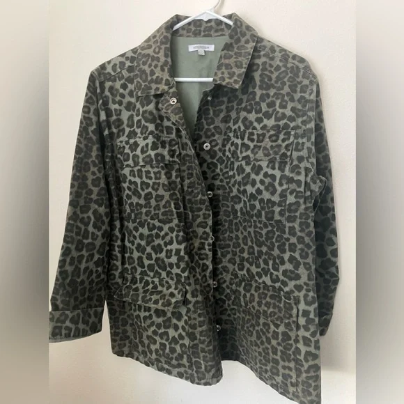 Good American Animal Print Jacket - Picture 1 of 6